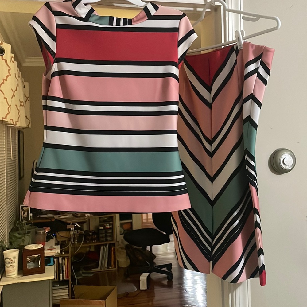 Polyester skirt & top